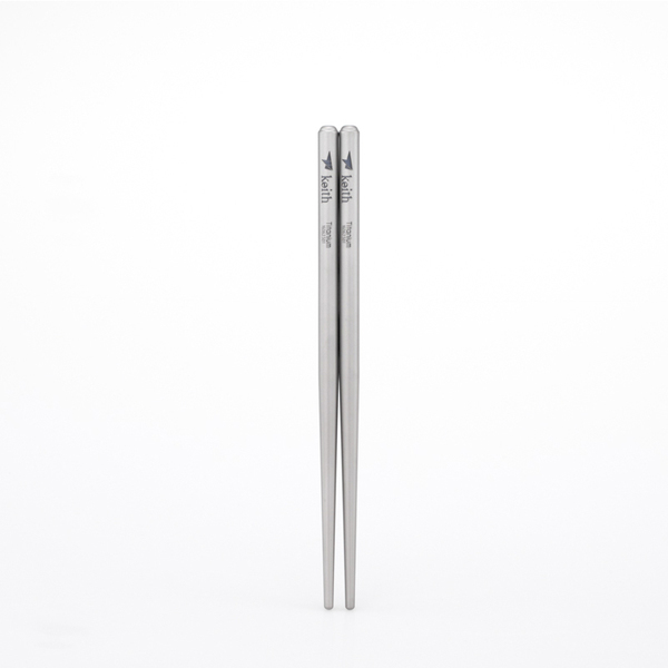 Keith 鎧斯 純鈦輕量環保筷子 方形 19cm 附收納袋 好攜帶/筷子/餐具/登山露營/郊山健行 51KEITI5625