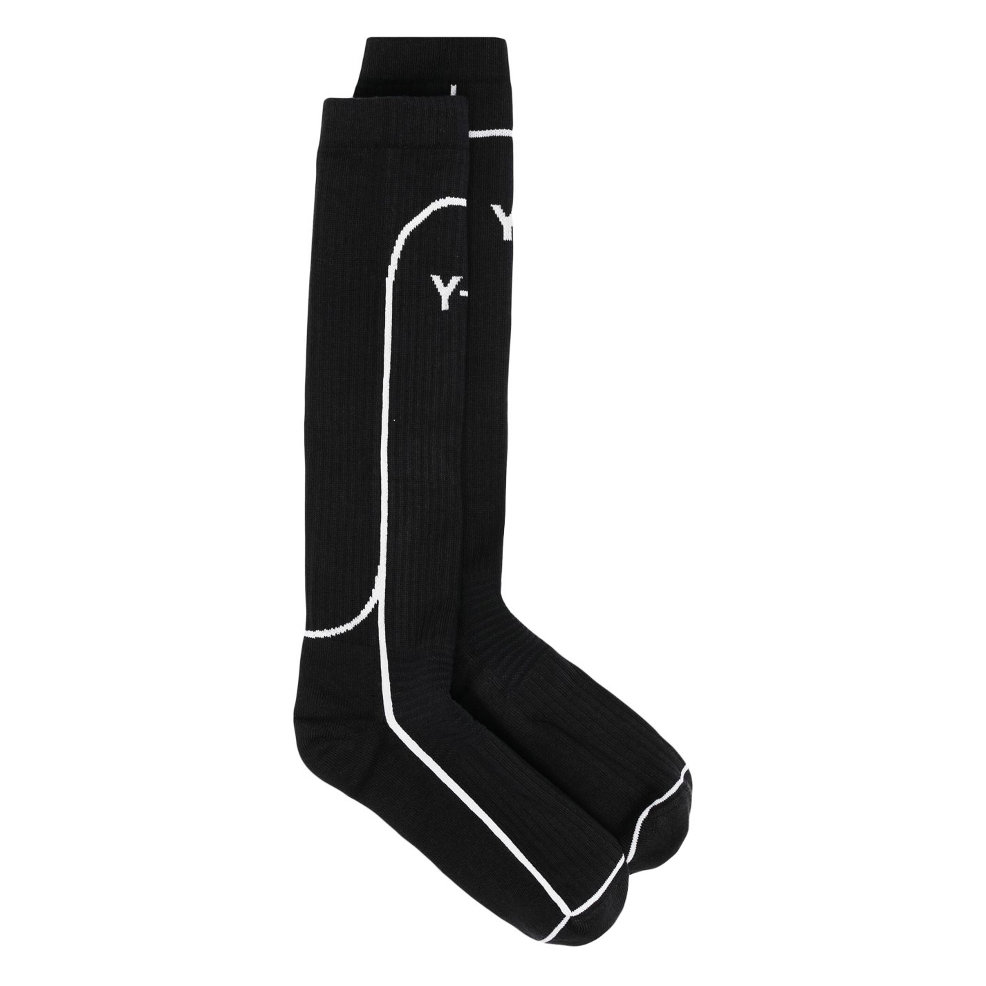 【 Y-3 KNEE SOCK 長襪 - 黑 】