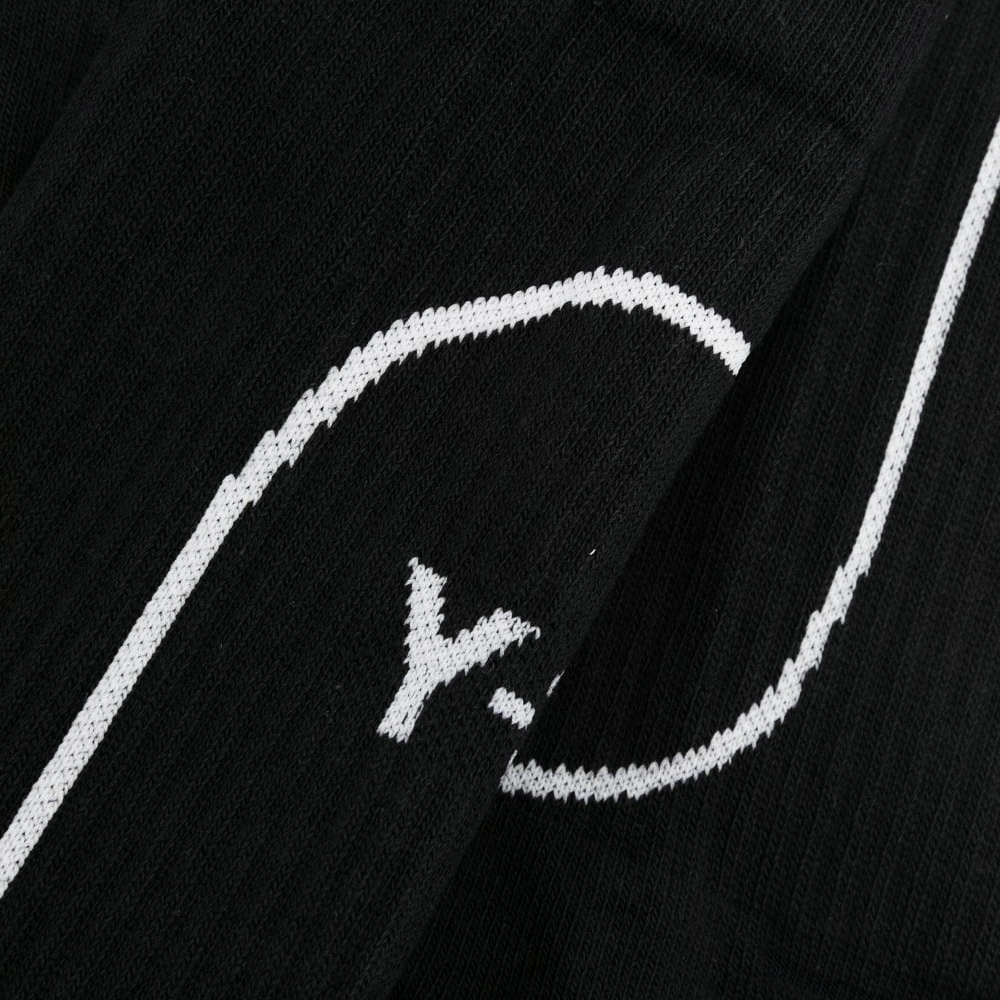 【 Y-3 KNEE SOCK 長襪 - 黑 】