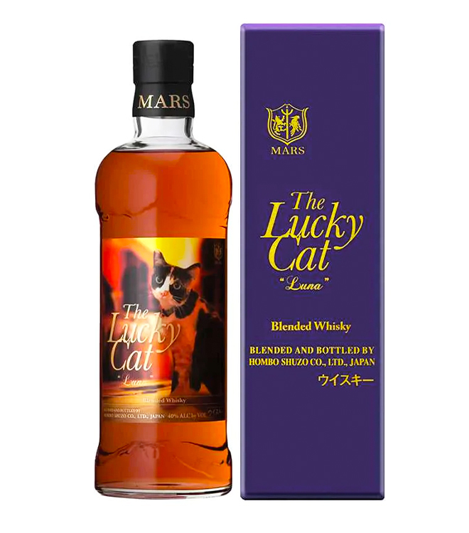 本坊酒造 信州蒸溜所 The Lucky Cat Luna 日本調和威士忌 700mL