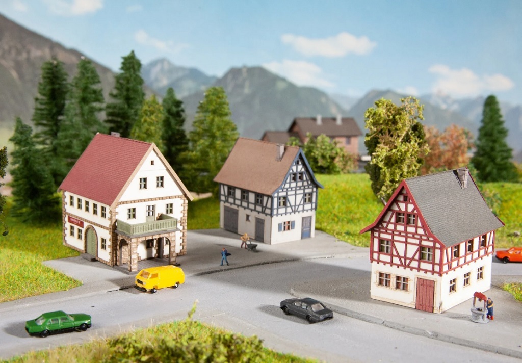 Noch 44310 Z規 Village Set,村莊套房,3入