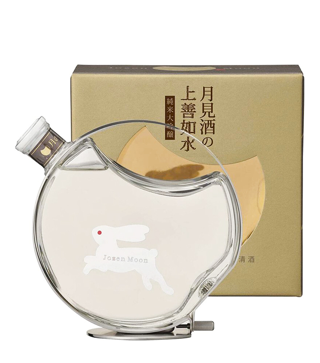 白瀧酒造  月見酒の上善如水 (中秋限定) 金 500mL (特價貨品,出貨後恕不退換)