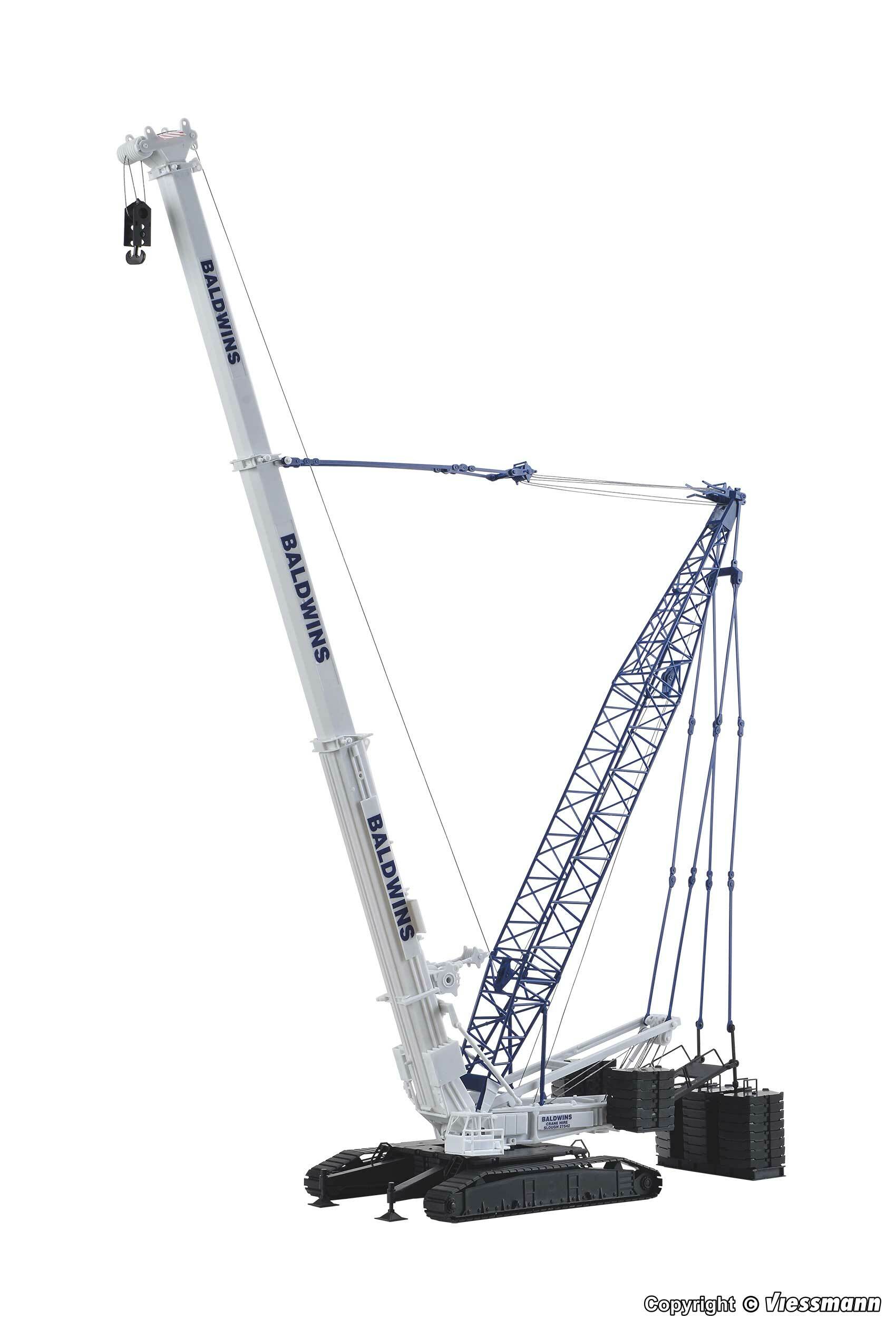 Kibri 13022 HO scale LIEBHERR LTR 1800 crane Tele Derrick