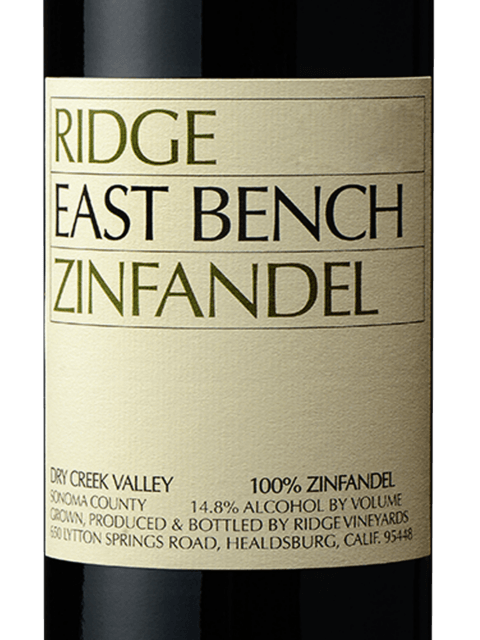 Ridge East Bench Zinfandel 2020 (JS94)