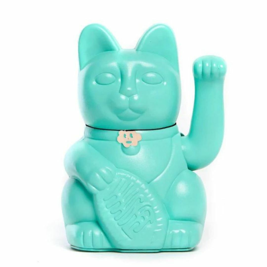 現 貨 | 西班牙直送🇪🇸 Diminuto Cielo LUCKY CAT - 湖水綠 MINT 好運與智慧