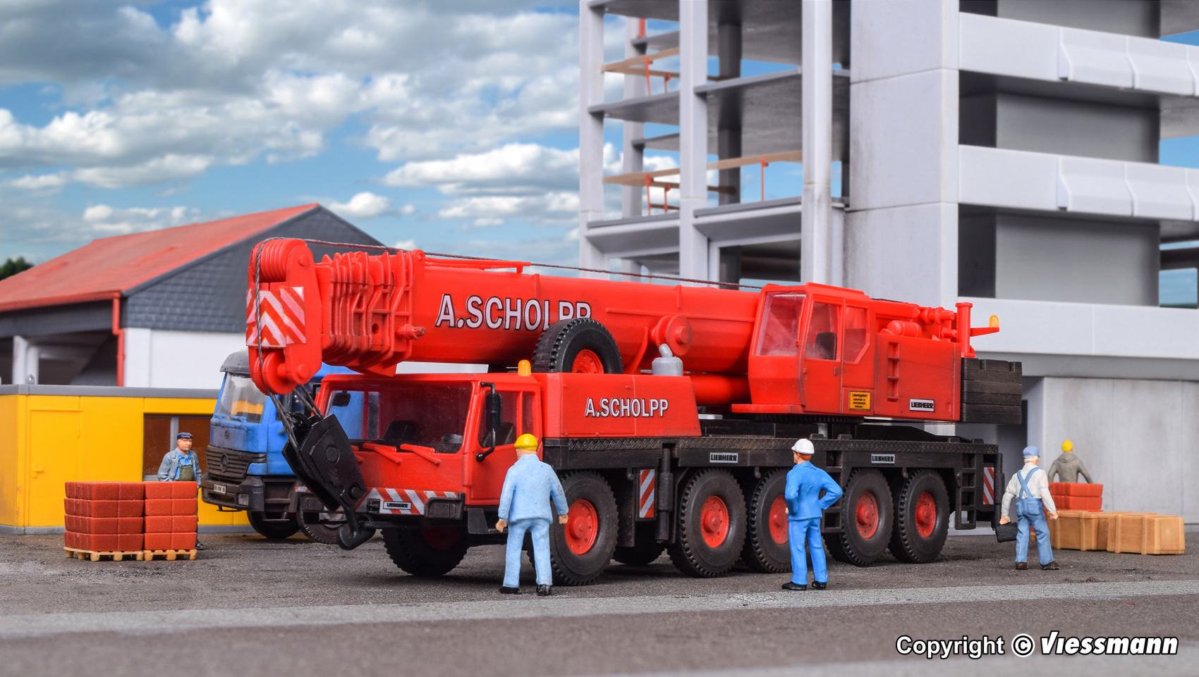 Kibri 13001 HO scale LIEBHERR mobile telescopic crane LTM 1160/2