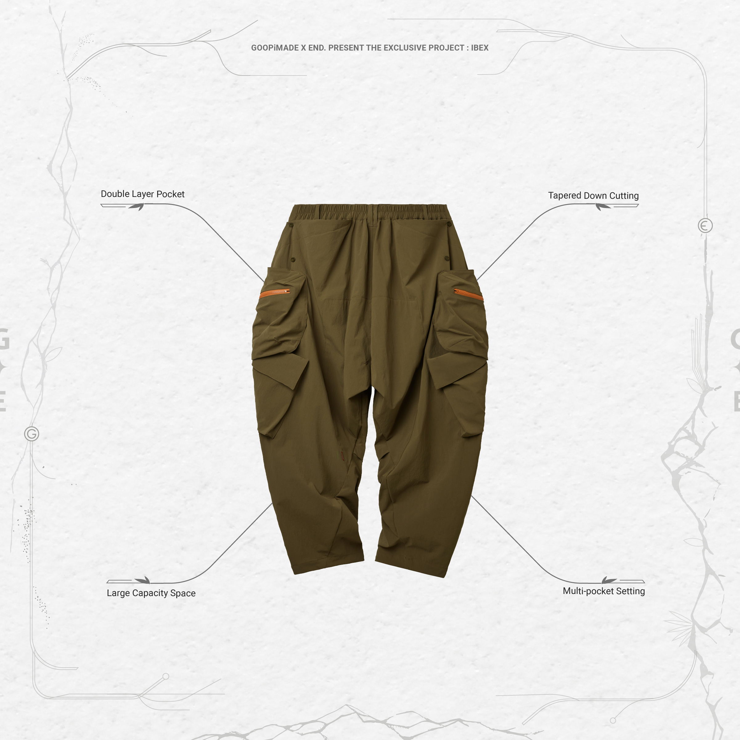 β.ExG - “Choreutics” 3D Utility Pants