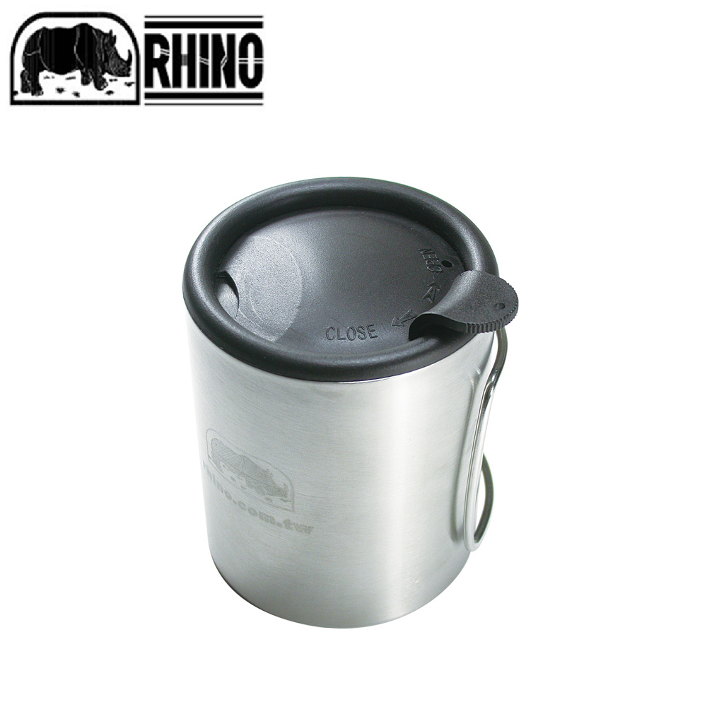 RHINO 犀牛 不鏽鋼斷熱杯 220cc/300cc 不鏽鋼杯啤酒杯/水杯/戶外不鏽鋼杯/居家休閒/戶外登山露營旅行 52RKS-1、52RKS-22