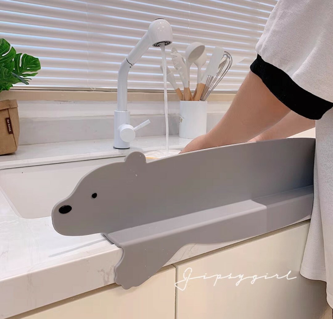 北極熊造型水槽擋水板