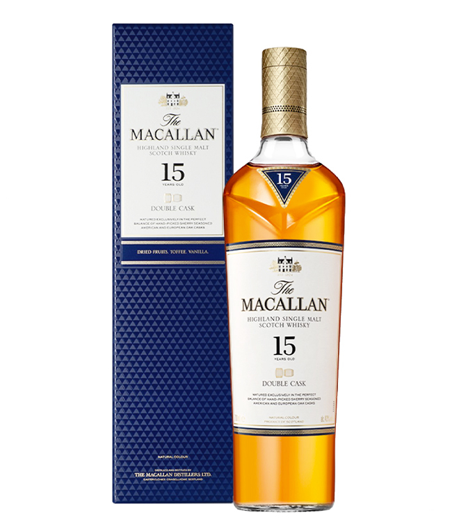 麥卡倫 15年 雙雪莉桶 單一麥芽威士忌 700mL