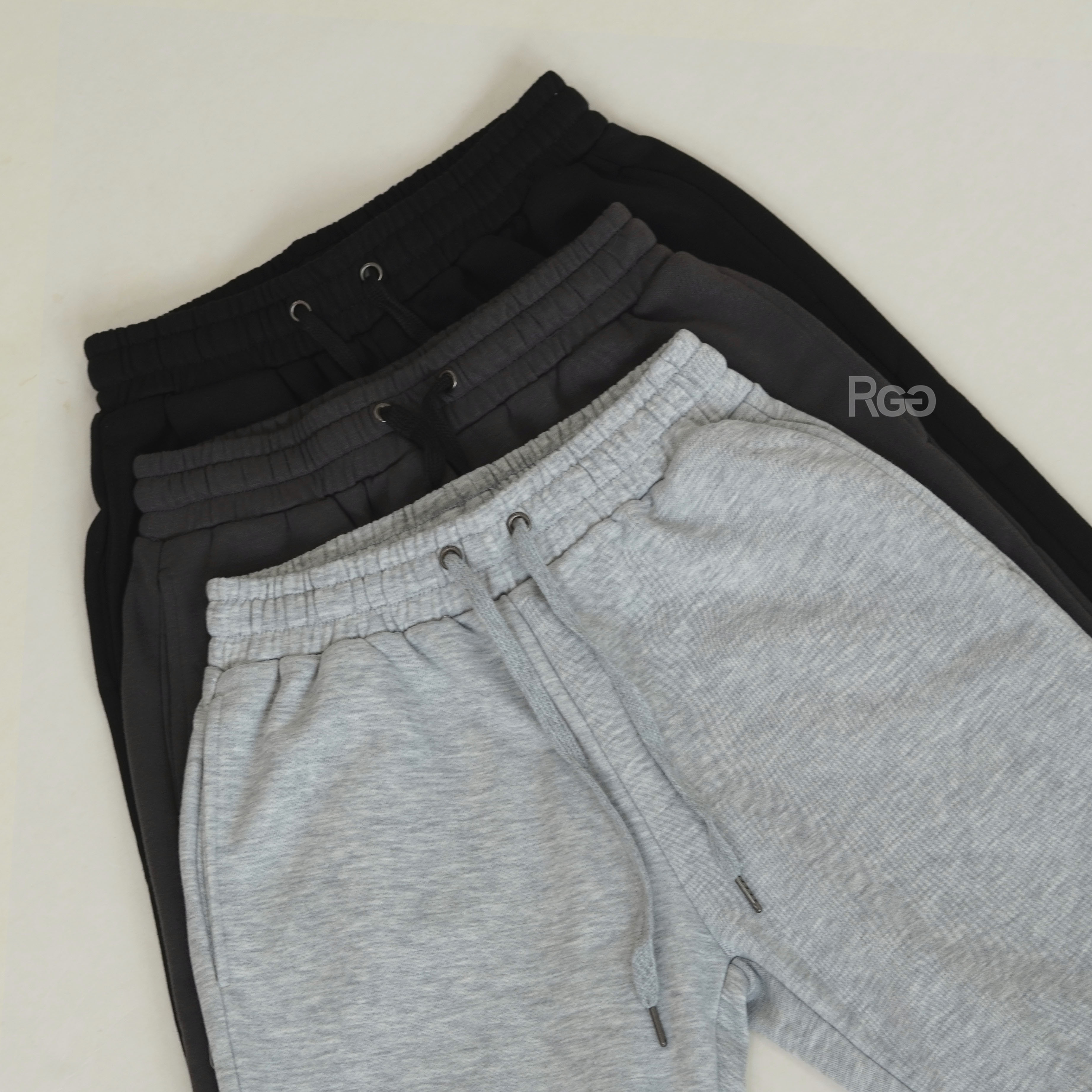 #80163 外抽繩毛巾布縮口棉長褲