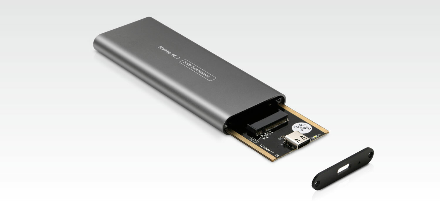 Uptech 登昌恆 EHE222 USB3.1 Gen2 M.2 NVMe 外接盒 (M.2 PCIe 專用)