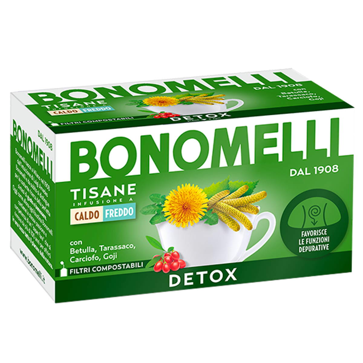 Bonomelli Tisane Detox 16 Filtri 32 g