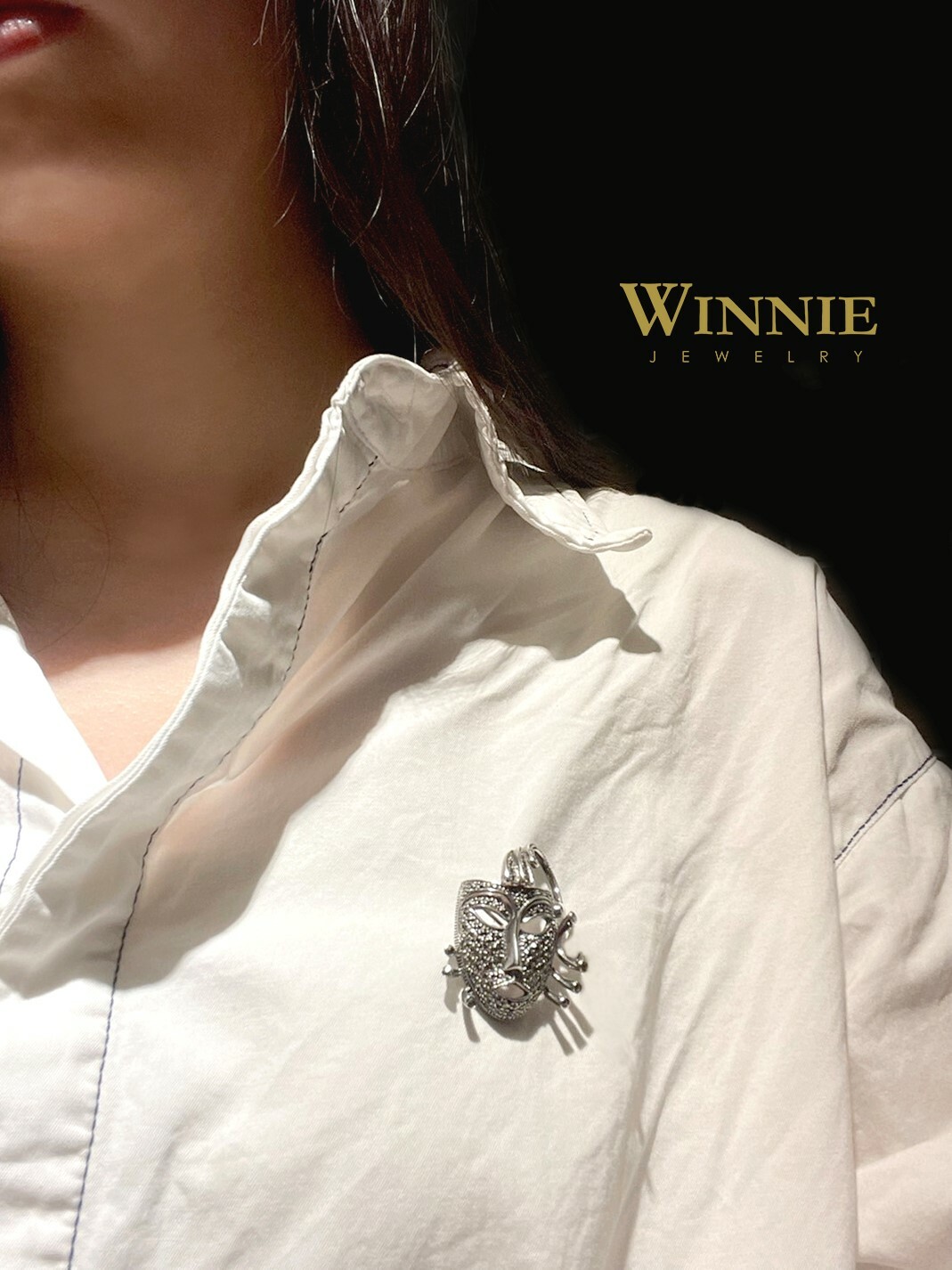 鬼魅面具胸墜兩用