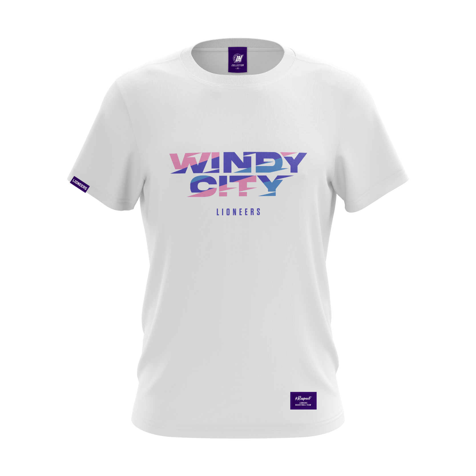 22-23 WINDY CITY城市應援短TEE｜白 (此促銷應援TEE商品不開放免費燙印)