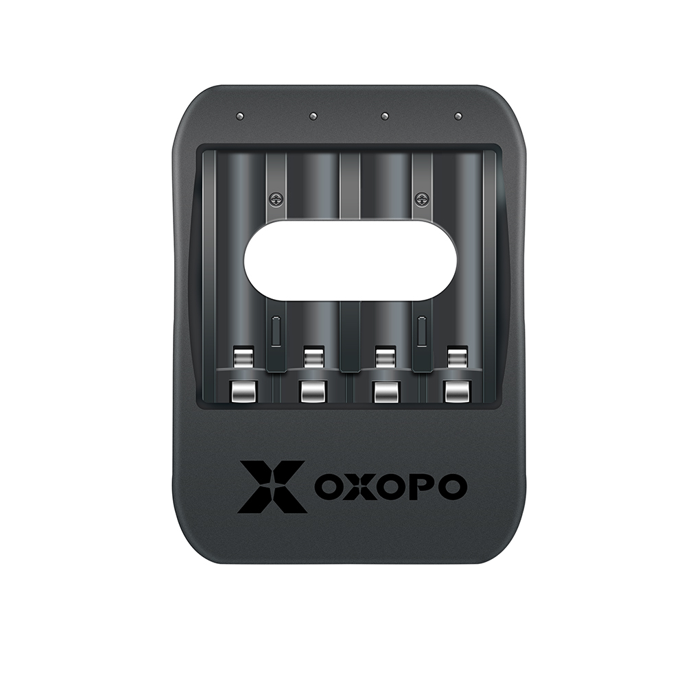OXOPO【XS/XC系列】Mircro-USB/Tyep-C 四槽充電器(不含電池) 充電器專用3號/4號 1.5V 充電鋰電池專用(CL4)