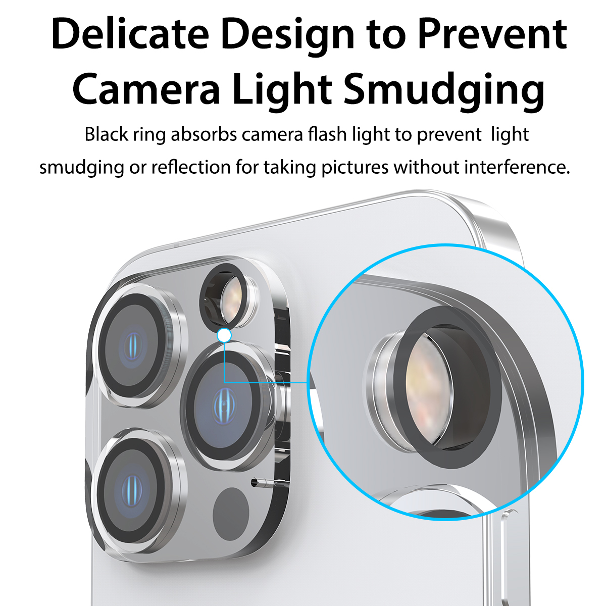 araree iPhone 14 系列 全覆蓋鏡頭強化玻璃保護貼-透明（香港行貨）