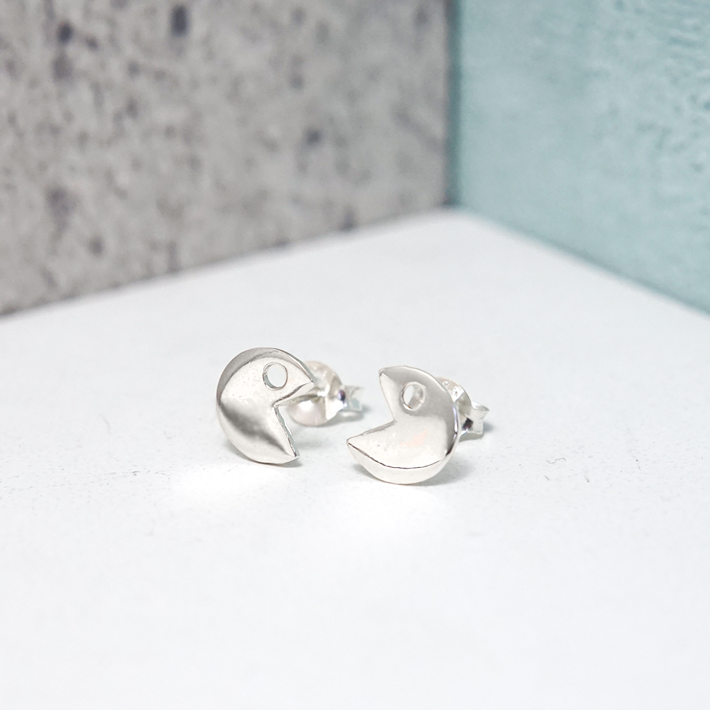 小精靈 925純銀耳環