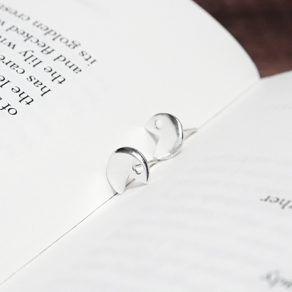 小精靈 925純銀耳環