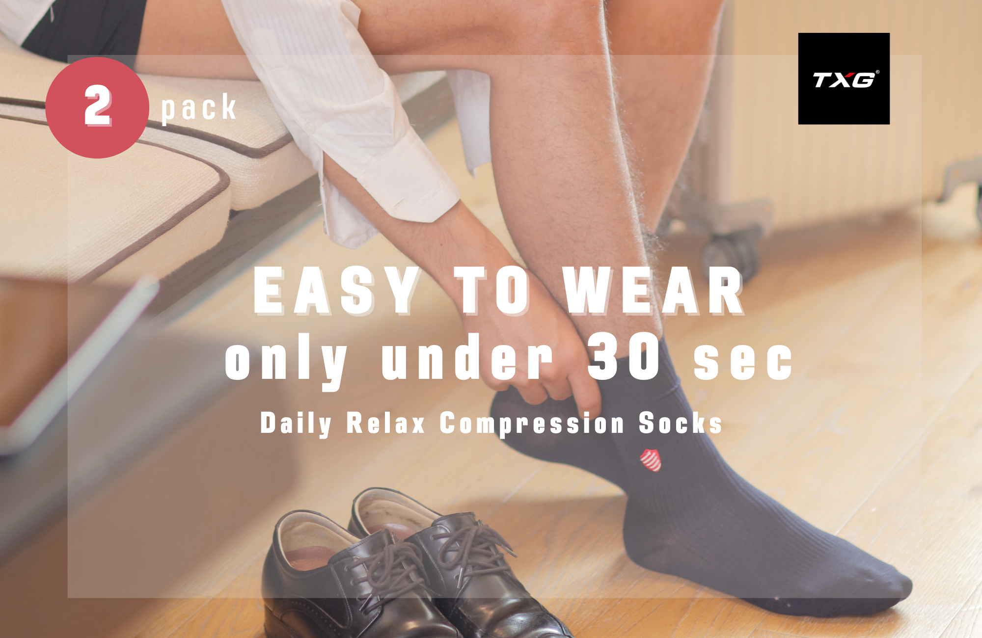 txg relax daily compression socks