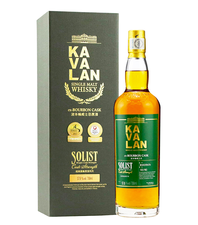 Kavalan Solist ex-Bourbon Single Cask Strength Single Malt Whisky 700mL