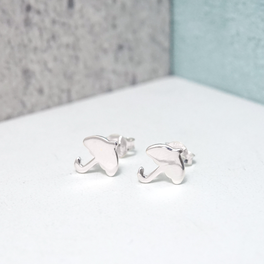 兩支小雨傘 925純銀耳環