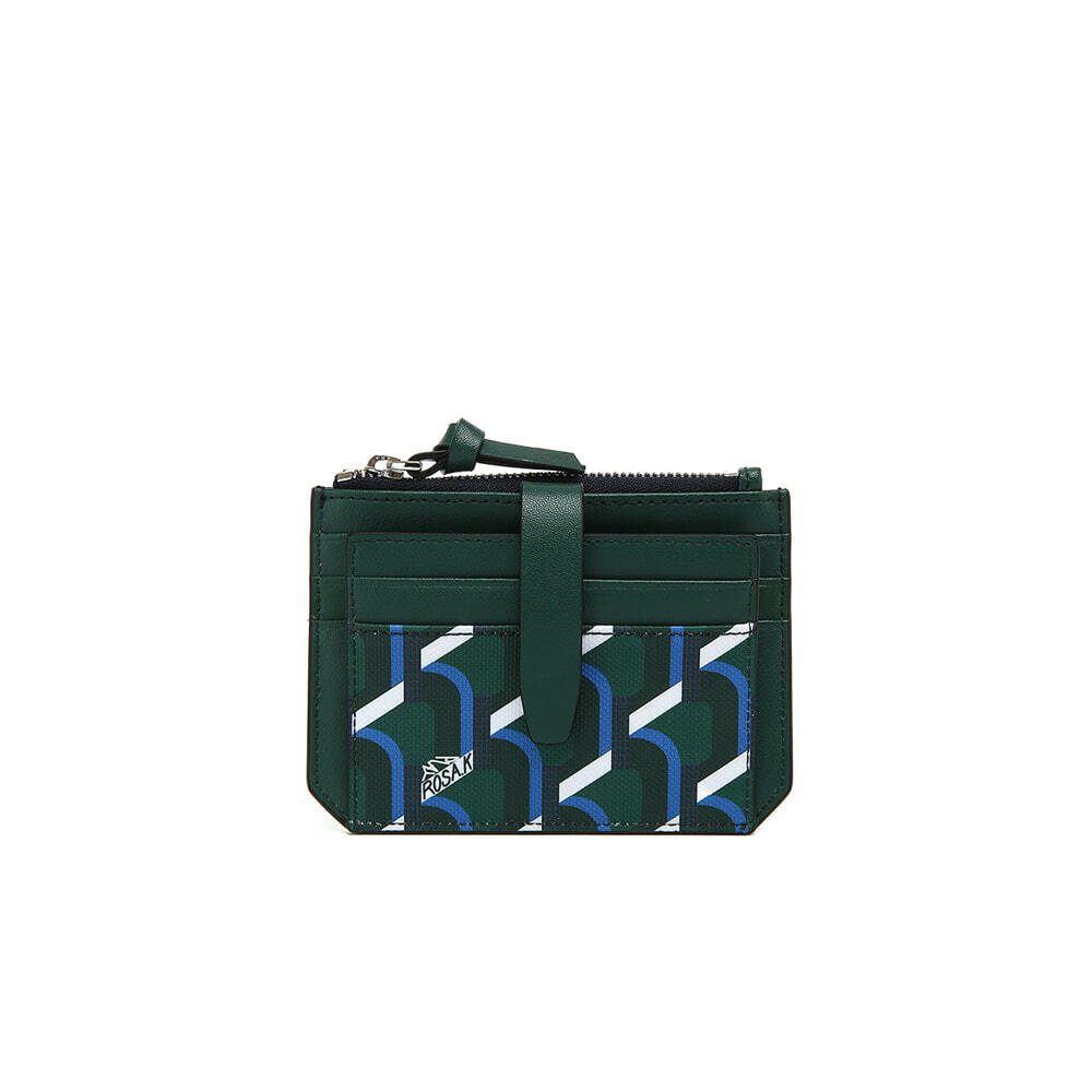 rosa.K Monogram Folder Card Wallet