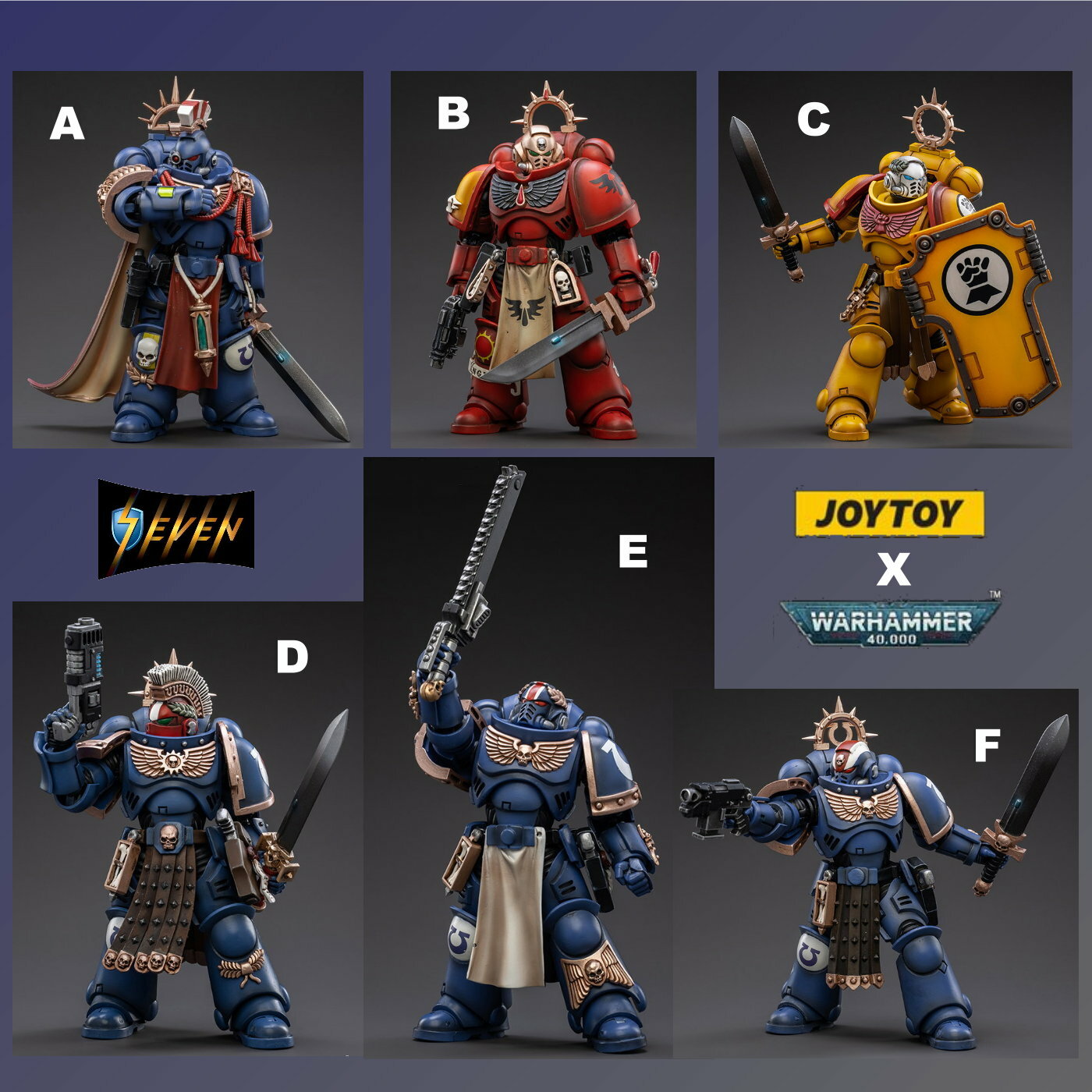 暗源 X 戰鎚 4K : 1/18 極限戰士原體 (自選)