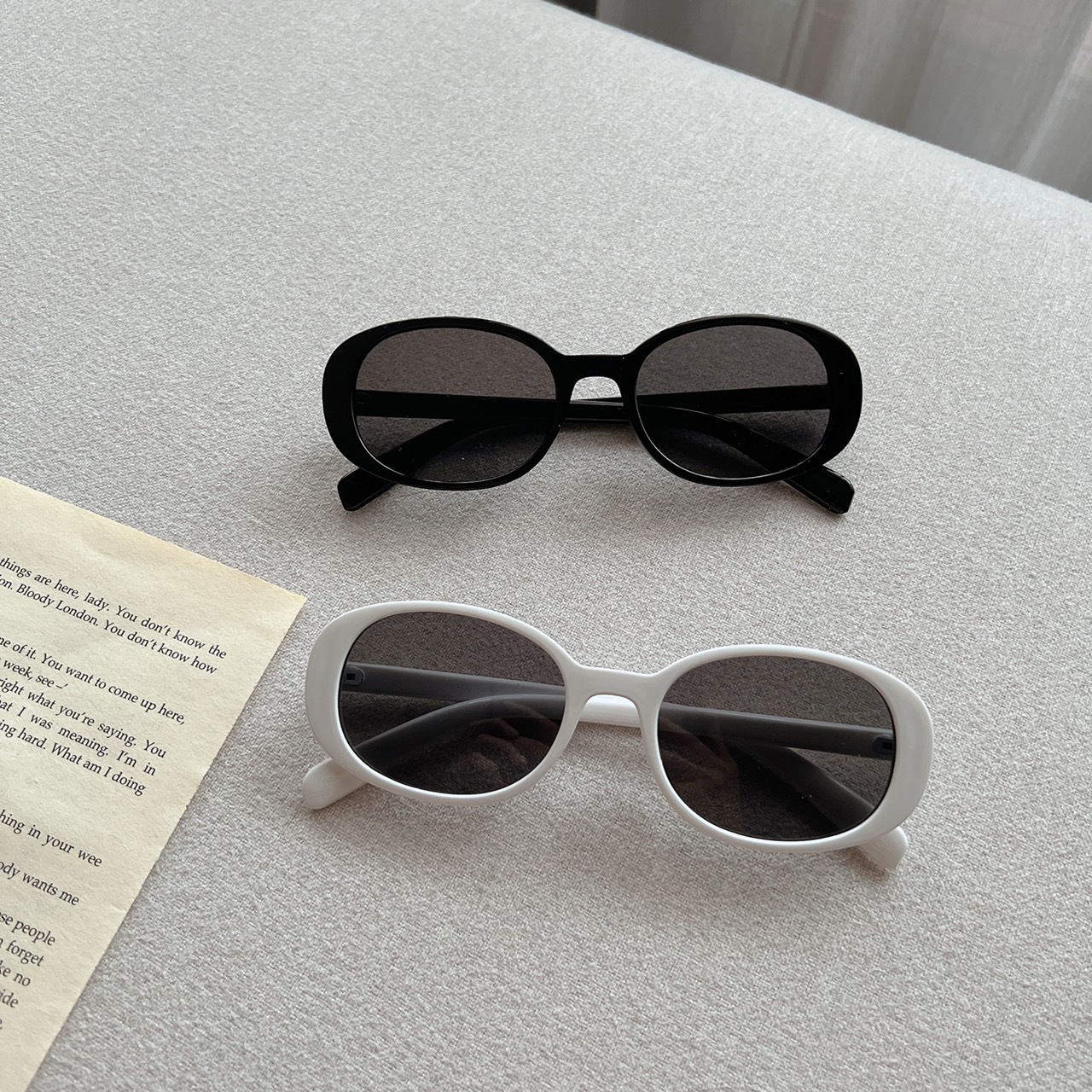 S01298018歐美風橢圓墨鏡/兩色