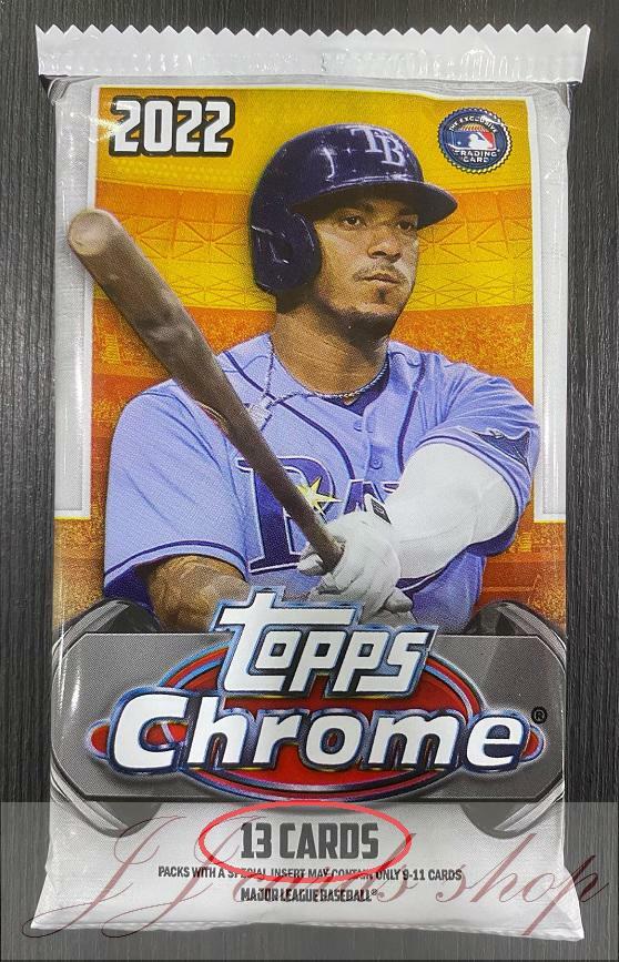 MLB 2022 Topps Chrome JUMBO 鉻系列 棒球卡 卡盒 ( 每盒 平均 有 5張 簽名卡