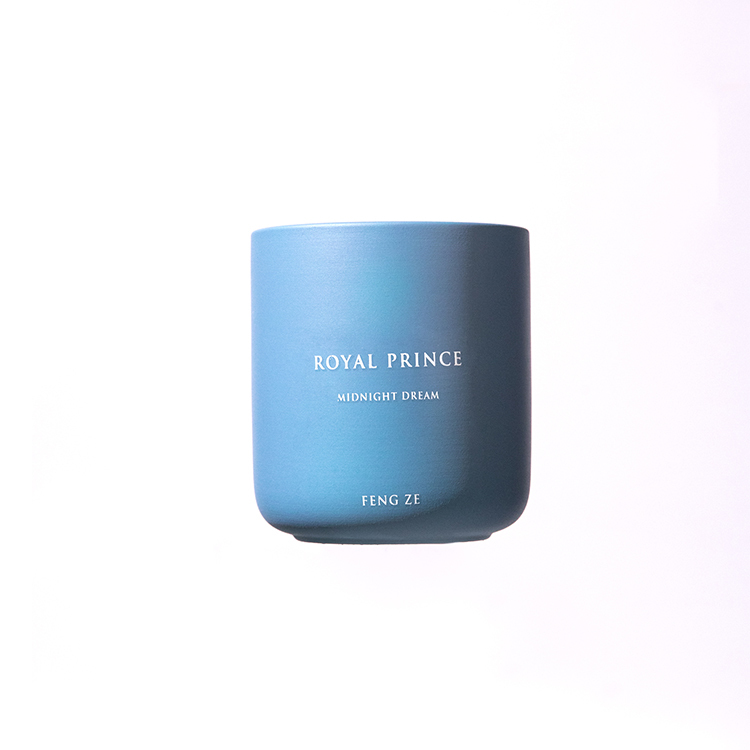 午夜迷霧冰鋒藍香氛蠟燭