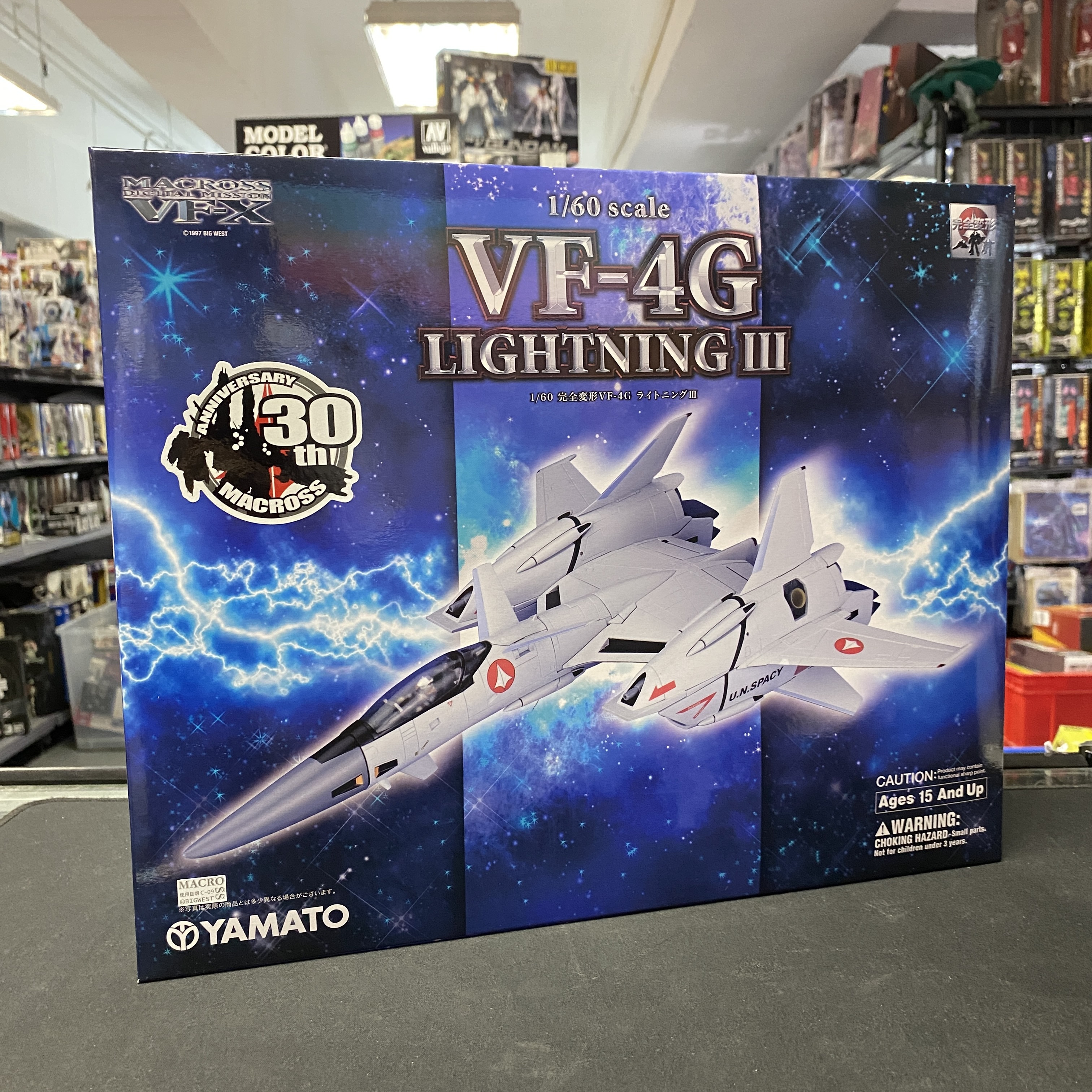 超時空要塞-BIG WEST YAMATO MACROSS 完全變形 1/60 VF-4G Lightning III