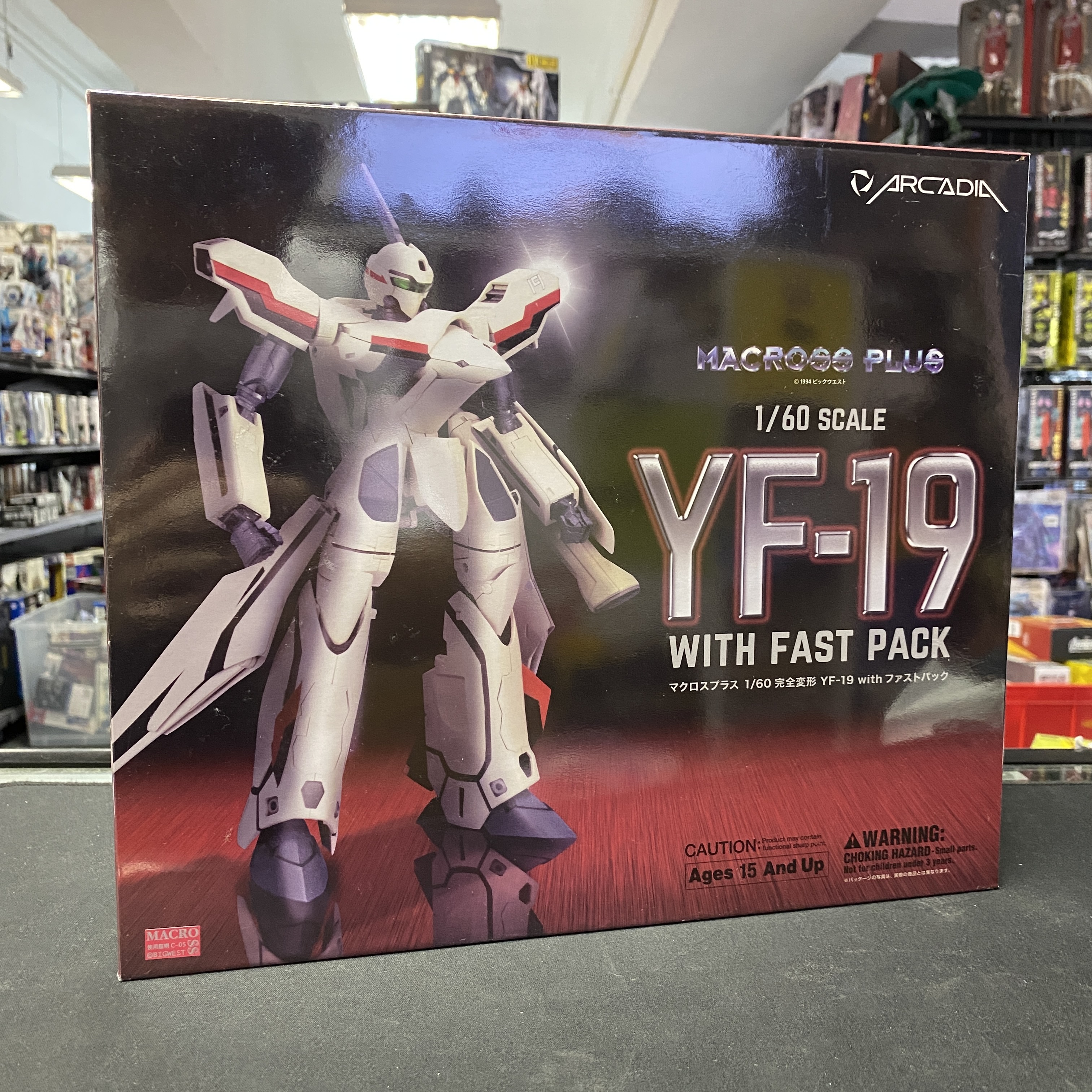 超時空要塞-ARCADIA MACROSS PLUS 1/60 Scale YF-19 With FAST PACK