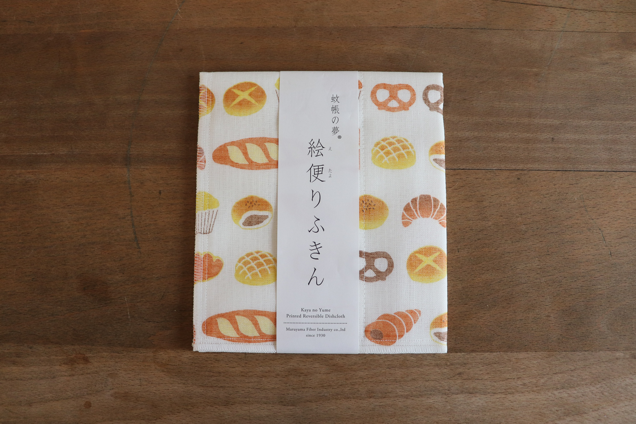 Naramachi 丸山纖維 麵包 蚊帳生地 抹布