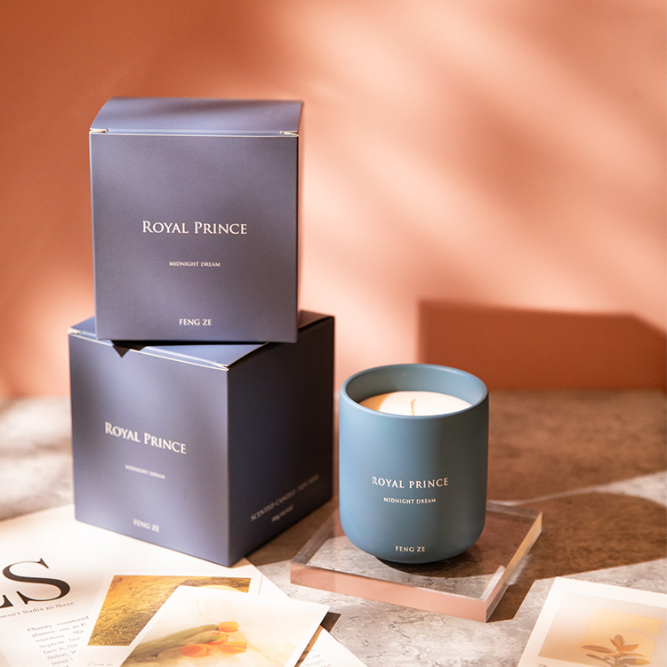 午夜迷霧冰鋒藍香氛蠟燭