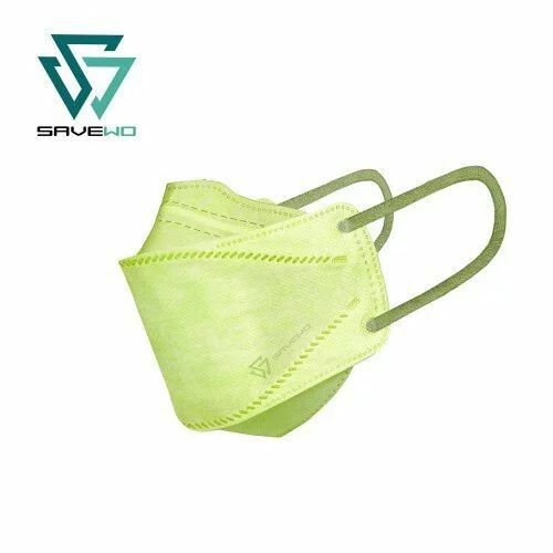 🛡️1片口罩,全店任選🛡️SAVEWO 3DMASK HANA 救世超立體口罩 花色系列 「KF94 + ASTM LEVEL3」R-標準碼 綠桔梗 (1日片/盒 ，獨立包裝)