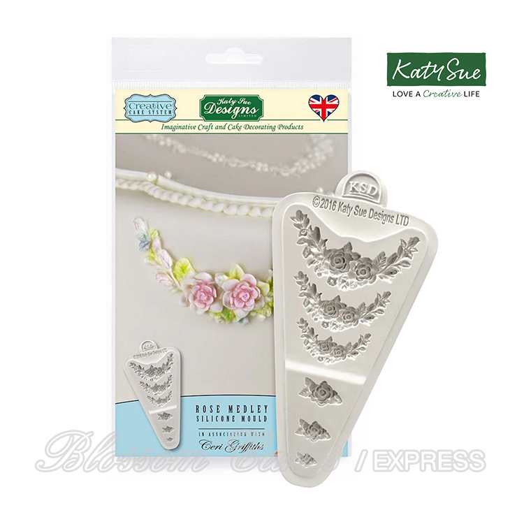 Katy Sue Rose Medley Silicone Mould