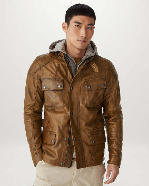 TURNER JACKET 手上蠟系列 中長版四口袋款 經典刷舊咖啡色