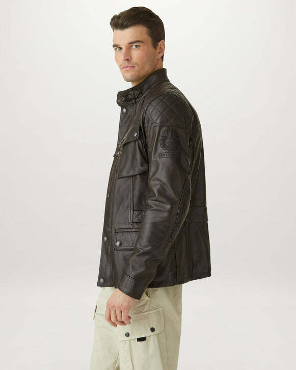 TURNER JACKET 手上蠟系列 中長版四口袋款 經典深咖啡色