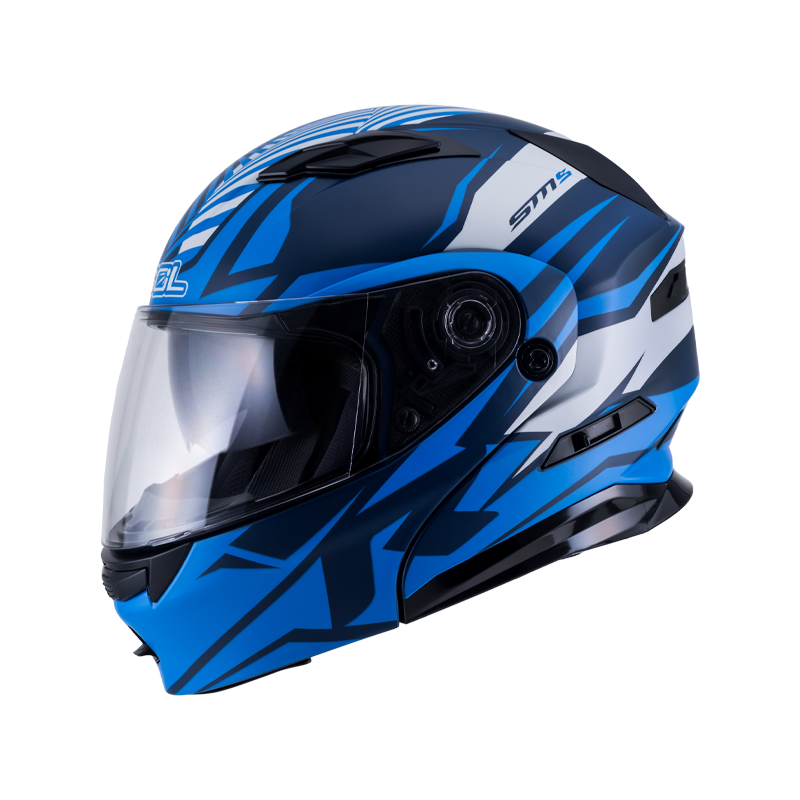 SOL SM-5 迷幻 消光藍白 可樂帽 雙鏡片 雙D扣