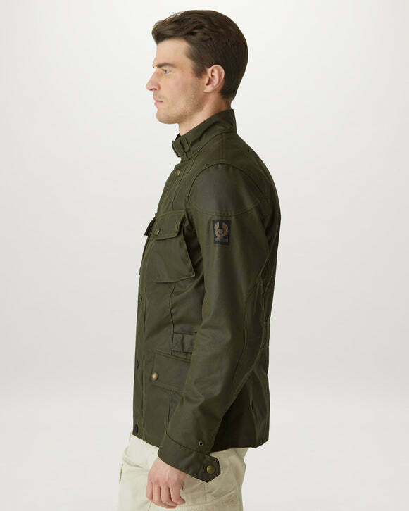 BELSTAFF CROSBY JACKET 經典中長版 橄欖綠色