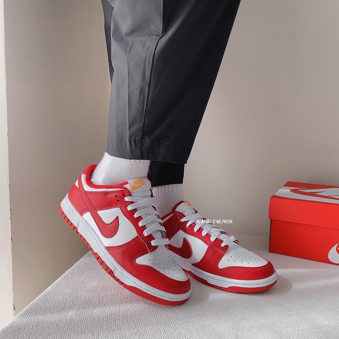 NIKE DUNK LOW GYM RED 白紅金字(DD1391602)