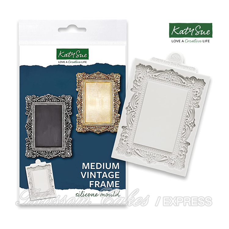 Katy Sue Medium Vintage Frame Silicone Mould