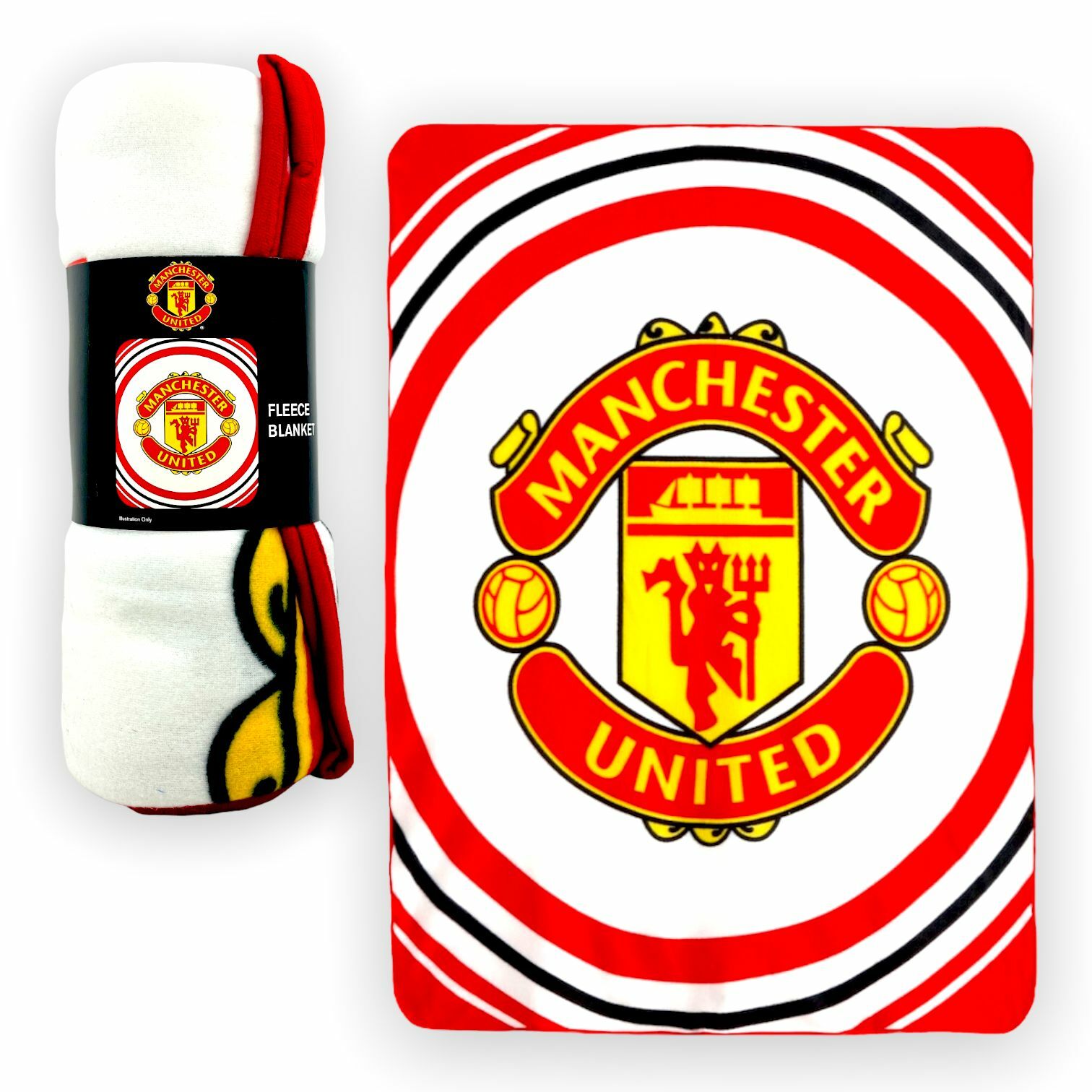 曼聯精美會徽毛毯