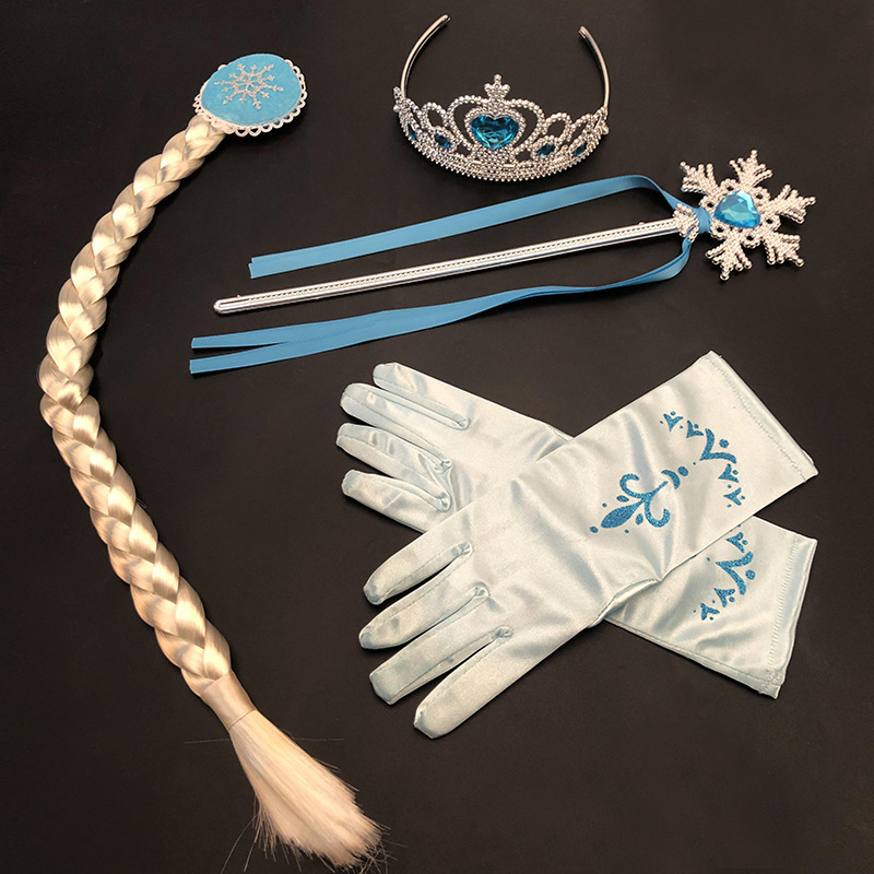 萬聖節 冰雪奇緣艾莎公主配件 4件組 T0010