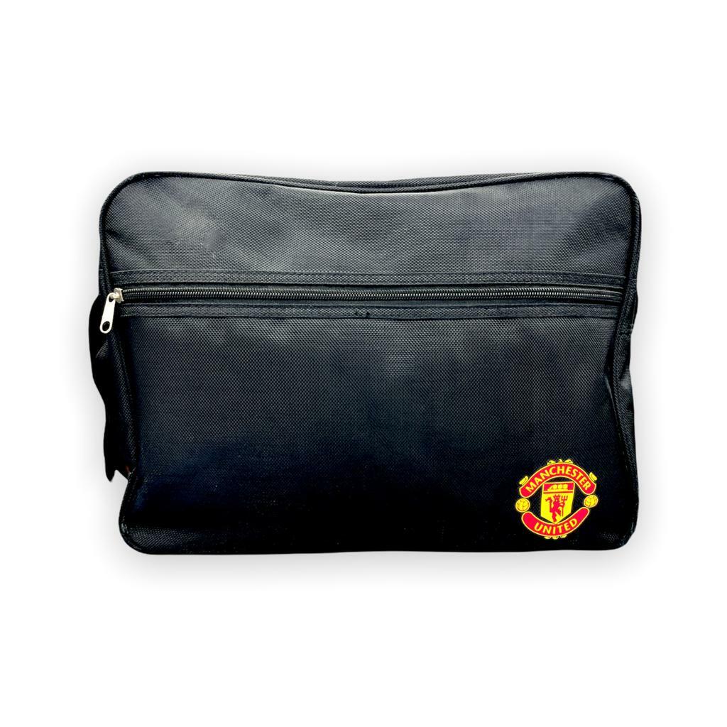 曼聯黑色會徽斜孭袋