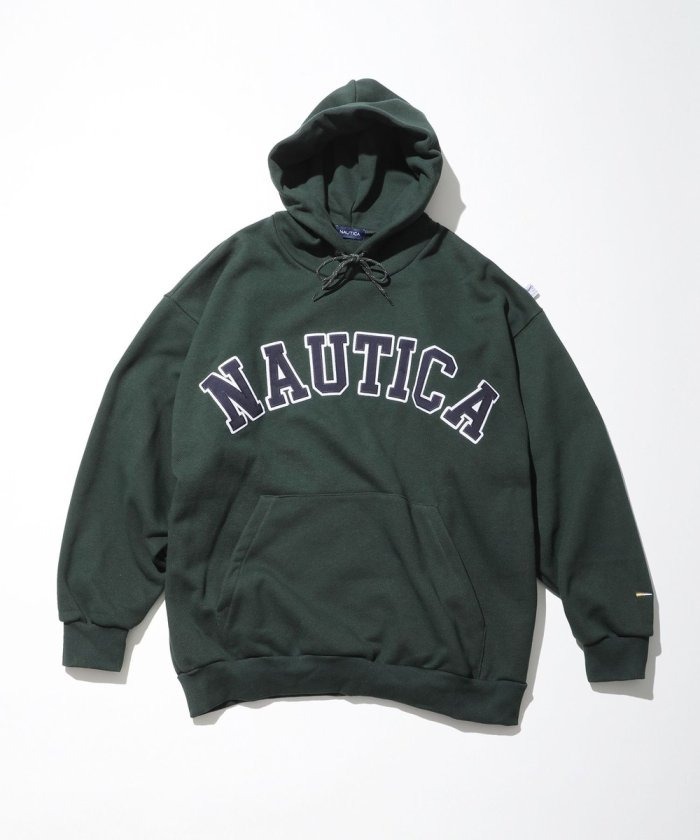 22AW NAUTICA Arch Logo Sweat Hoodie 2.2 厚磅帽Tee