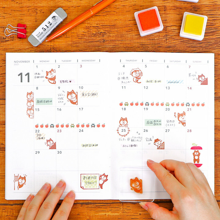 柴犬 透明印章組 ｜日本WORLD CRAFT