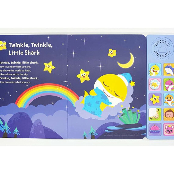 Pinkfong x Babyshark Bedtime Songs 發聲圖書