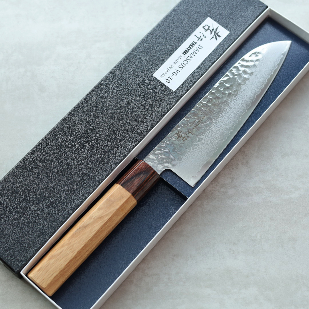 堺孝行 和三德 170mm VG10鋼 33層鎚目大馬士革